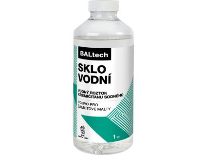 BALtech vodní sklo, pro namíchání šamotové lepící malty, 1 l