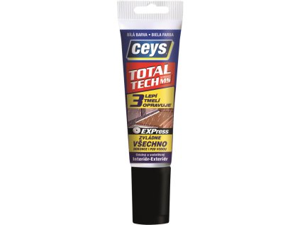Ceys Total Tech voděodolné lepidlo a tmel, bílý, 125 g