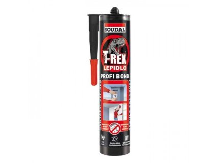 Soudal T-Rex Profi Bond montážní lepidlo, transparentní, 380 g