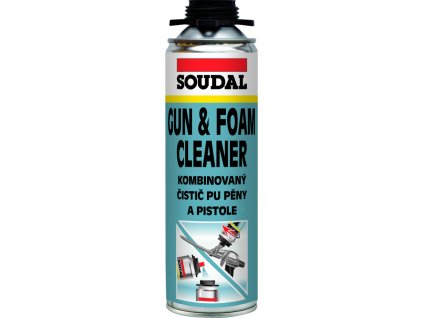 Soudal čistič PU pěny a pistole, 500 ml