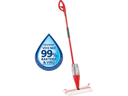 Vileda 1.2 Spray Max plochý mop s rozprašovačem.