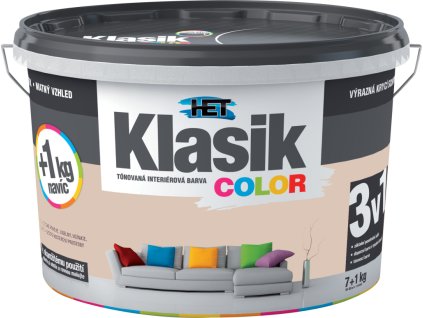 Het Klasic Color malířská barva, 0238 béžový muškátový, 7+1 kg