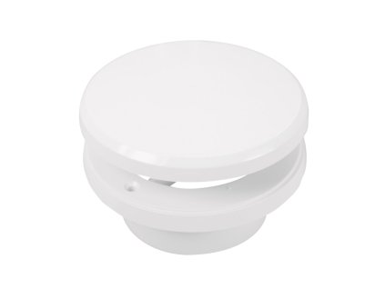 HACO Talířový ventil bílý s regulací, průměr 125 mm (- -)