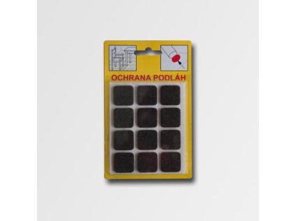 Filcová ochrana 28x28x3 hnědá