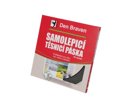Samolepicí těsnicí páska do oken a dveří 9 mm × 3 mm, délka 20 m šedá