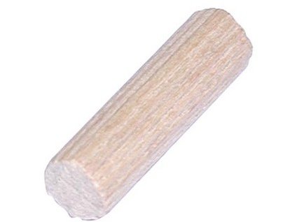 Kolíčky 50ks 8x30mm vroubkované dřevěné