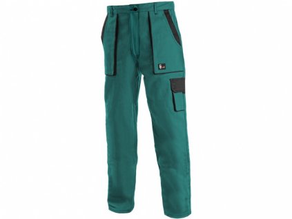 Dámské kalhoty CXS LUXY ELENA, zeleno-černé