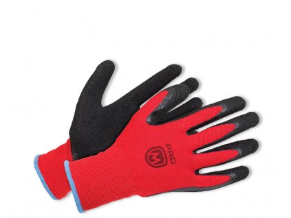 MANOS Gloves black/red