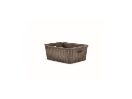 Košík 25x19,5x10 ELEG hnědý