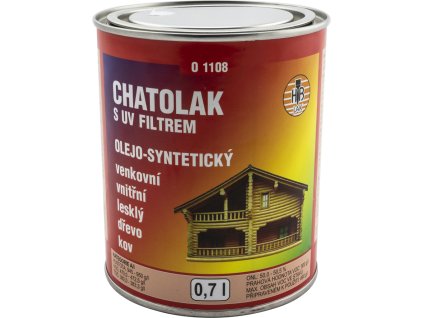 HB-Lak Chatolak O1108, lak na dřevo a kov, lesk, 700 ml