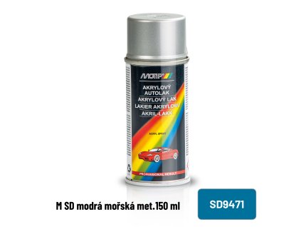 Spray 150ml 9471 modrá mořská met.
