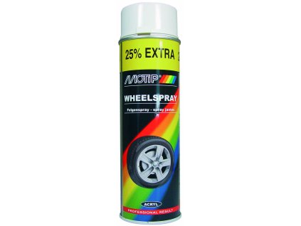 Spray 500ml na disky kol bílý