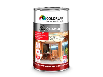 PROFI lazura S1025 0069 ořech vlašský 0,9 L - Silnovrstvá nestékavá lazura na ochranu dřeva, polomatná.