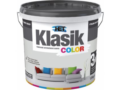 Het Klasic Color malířská barva, 0117 šedý patinový, 1,5 kg
