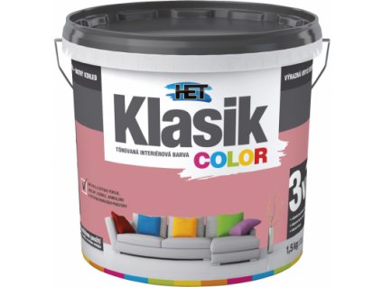 Het Klasik Color malířská barva, 0808 červený cihlový, 1,5 kg