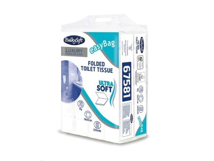 Bulky soft skládaný papír toal.