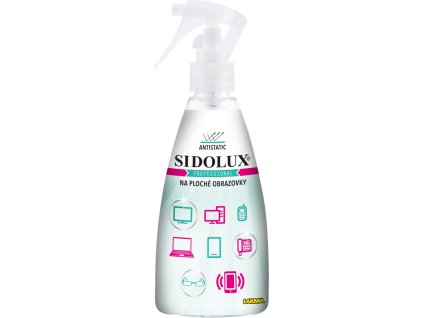 Sidolux Professional čistič na ploché obrazovky, 200 ml