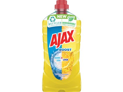 Ajax na podlahy a povrchy Boost Baking Soda Lemon univerzální čisticí prostředek, 1 l