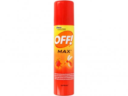 OFF! Max sprej repelent proti hmyzu, 100 ml