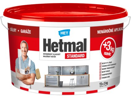 Het Hetmal Standard malířská barva, 15+3 kg