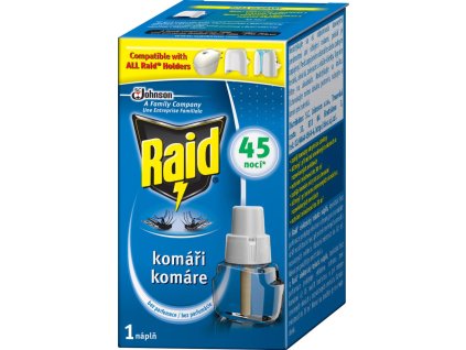 Raid tekutá náplň do elektrického odpuzovače, 45 nocí, 27 ml