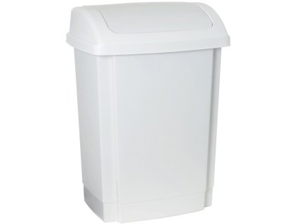 Koš 25L výklopný bílý