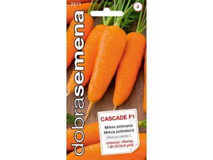 Dobrá semena Mrkev - Cascade F1 poloraná, Chantenay 200s