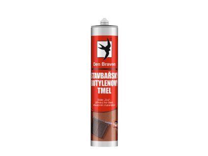 Stavbařský butylenový tmel 310 ml kartuše černá