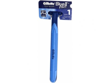 Gillette Blue II Plus Ultra Grip HRDC 48, jednorázový strojek, 1 ks