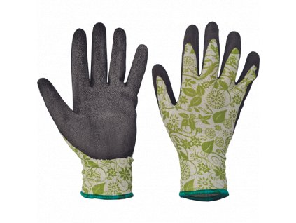 PINTAIL rukavice s nánosem gumy, zelená