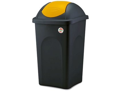 Koš 60L černý/žlutý Multipat