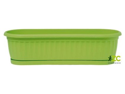 Truhlík Similcotto mini s miskou zelený 32x11,5cm