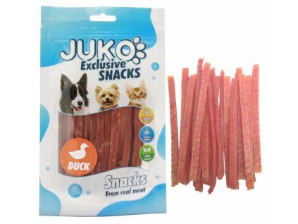 712641 juko snacks duck strips 70 g