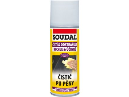 Soudal čistič PU pěny trubičkové, 150 ml