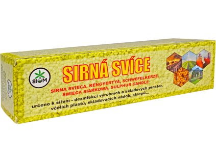 Biom sirná svíce k dezinfekci výroby a skladů, 700 g