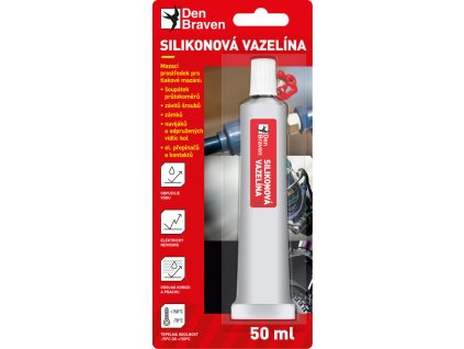 Den Braven Gasket Sealant silikonový těsnicí tmel, červený, 50 ml