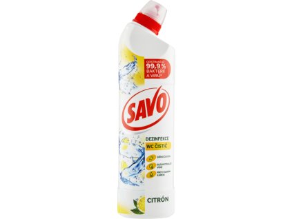 SAVO WC čistič Citrón, 700 ml