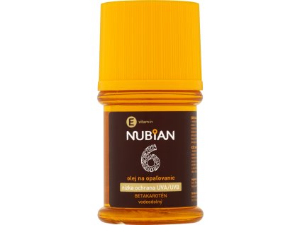 Nubian OF 6 s betakarotenem olej na opalovaní, 60 ml