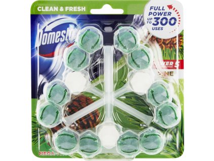 Domestos WC blok Power 5 Pine, 3× 55 g