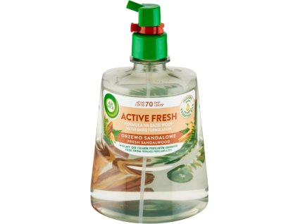 Air Wick Active Fresh Santalové dřevo nádradní náplň do difuzéru, 228 ml