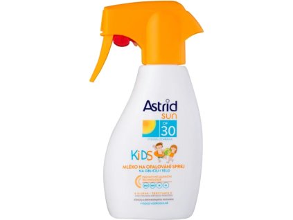 Astrid Sun Kids OF 30 dětské mléko na opalování ve spreji, 200 ml