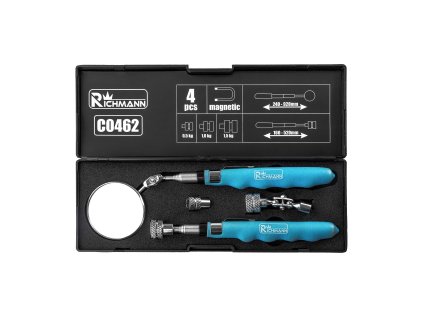 RICHMANN Inspekční zrcátko + magnet teleskopický s nástavci