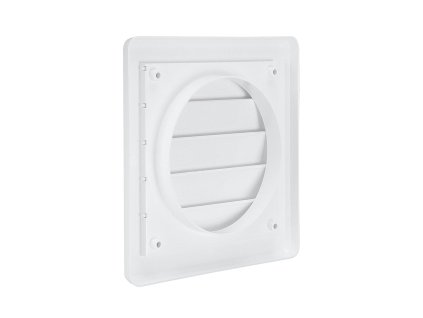 HACO Mřížka větrací s rámečkem a síťovinou bílá | 150x150 mm (- -)