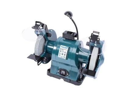 XTLINE Bruska stolní dvoukotoučová 520 W, 200 mm + svítidlo 3 W