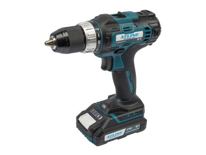 XTLINE Aku vrtačka 18 V, 40 Nm + 2 baterie 2.0 Ah + nabíječka 2.4 A