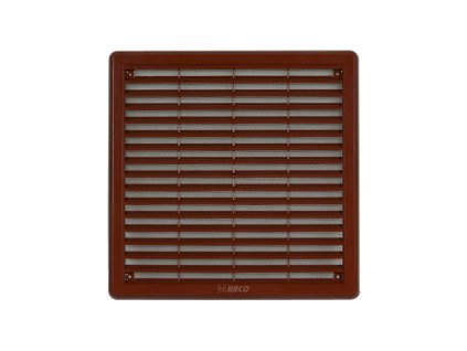 HACO Mřížka větrací hnědá se síťovinou - krytka | 200x300 mm (- -)