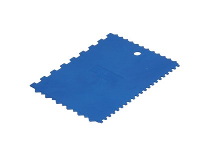 KUBALA Stěrka plastová zubová | 175x130 mm