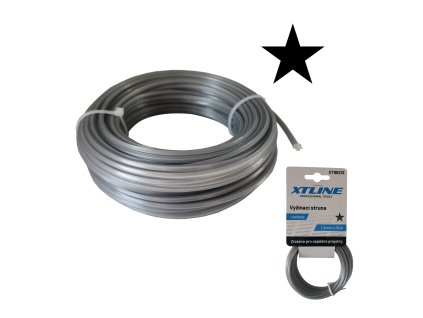 XTLINE Vyžínací struna hvězda | 2,7 mm / 15 m