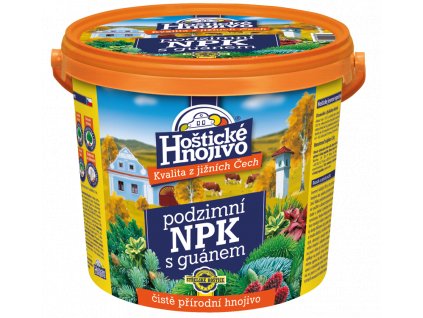 Hnojivo HOŠTICKÉ NPK podzimní s guánem 4,5kg