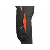 Kalhoty CXS TRENTON, zimní softshell, pánské, černé s HV žluto/oranžovými doplňky
